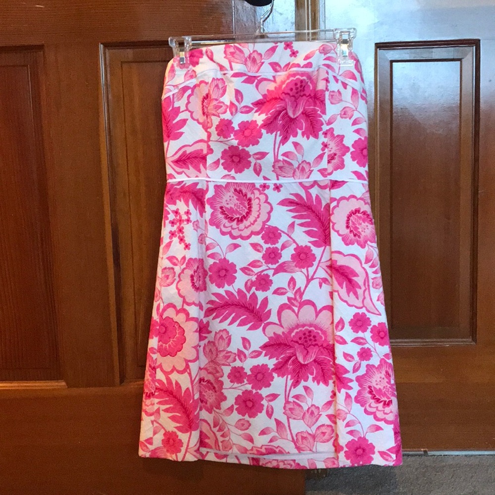 Southern Tide pink floral dress